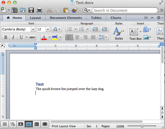 Example word doc